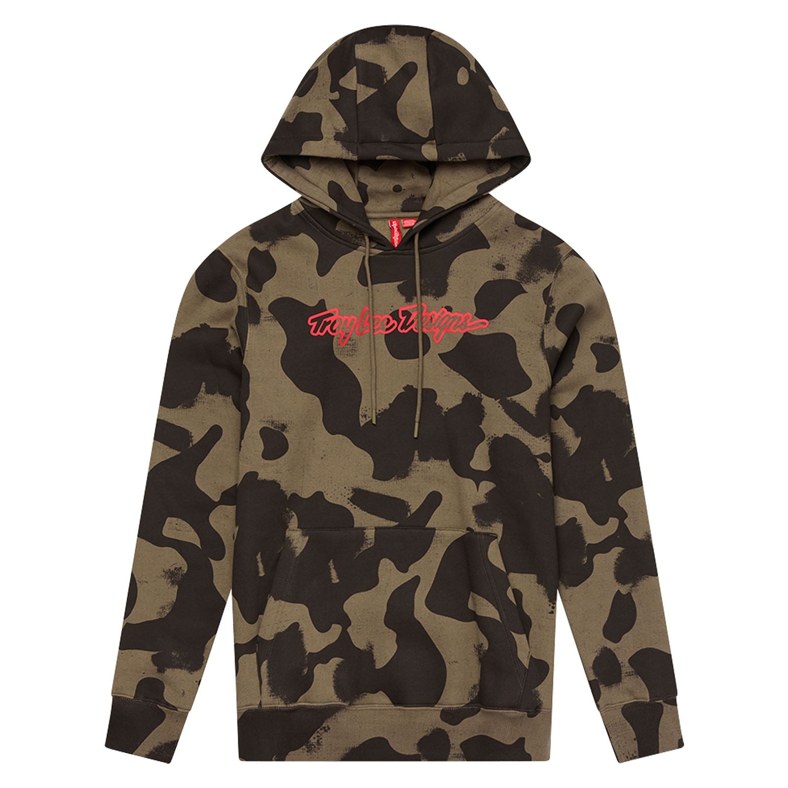 Troy Lee Designs Spring 2025 MX Signature Hoodie Olive Camo
